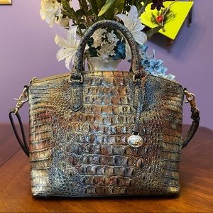 Brahmin Cedar Medium Duxbury Satchel Bag